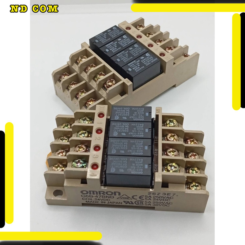 สุดคุ้ม! G6B-47BND รีเลย์ Omron 1174  G6B-47BND COIL:24VDC MADE IN JAPAN
