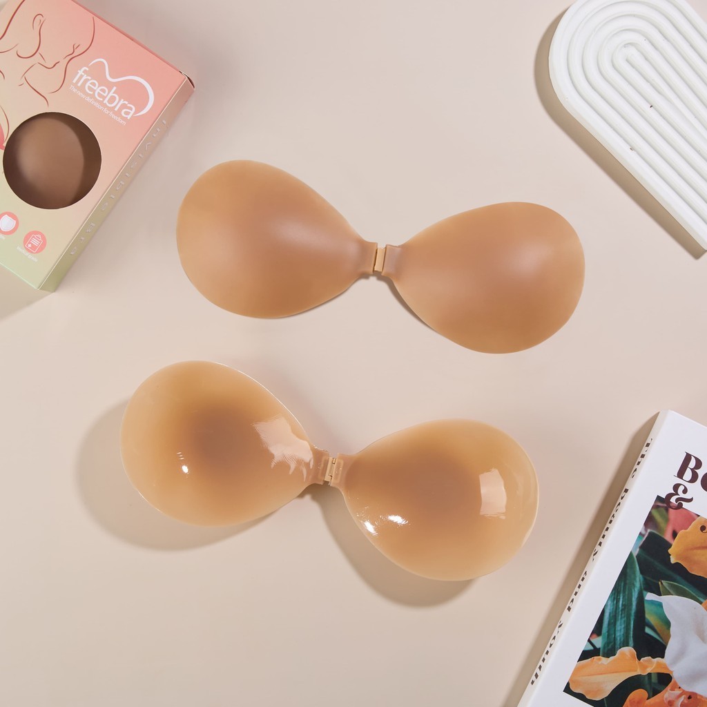 Free Bra บราปีกนกซิลิโคน ทรงกลม เนื้อแมท เกรด Premium ไร้ขอบ ขอบบางเพียว 0.3 mm. ปิดสีจุก 100%เรียบเนียนไปกับผิว Clothin