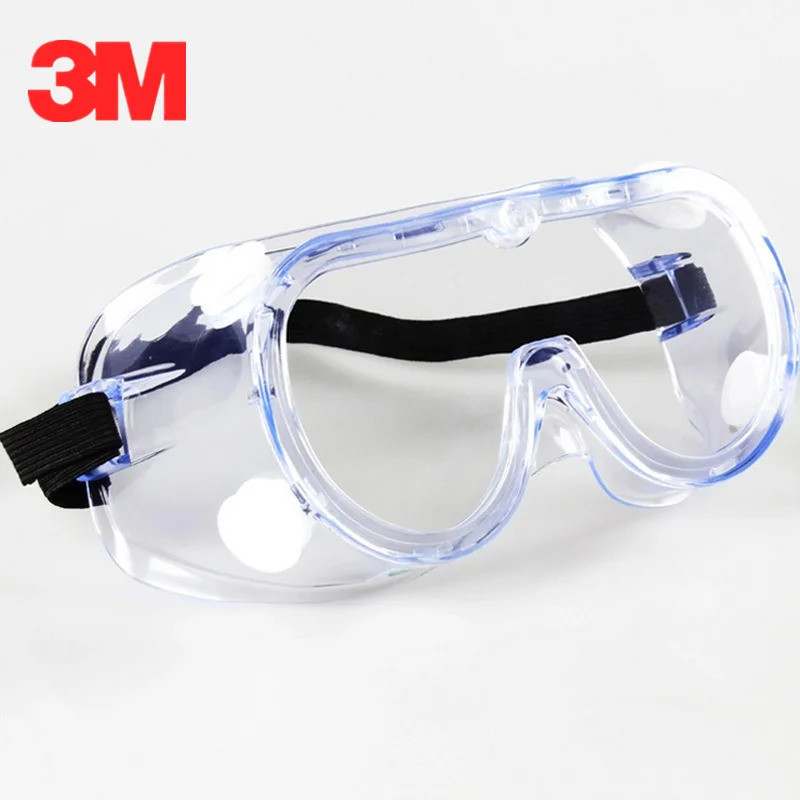 3M 1621 แว่นตา Goggle Anti-Impact PC เคมี Splash ANSI Z87 มาตรฐานความปลอดภัยป้องกันส่วนบุคคล UV ป้อง
