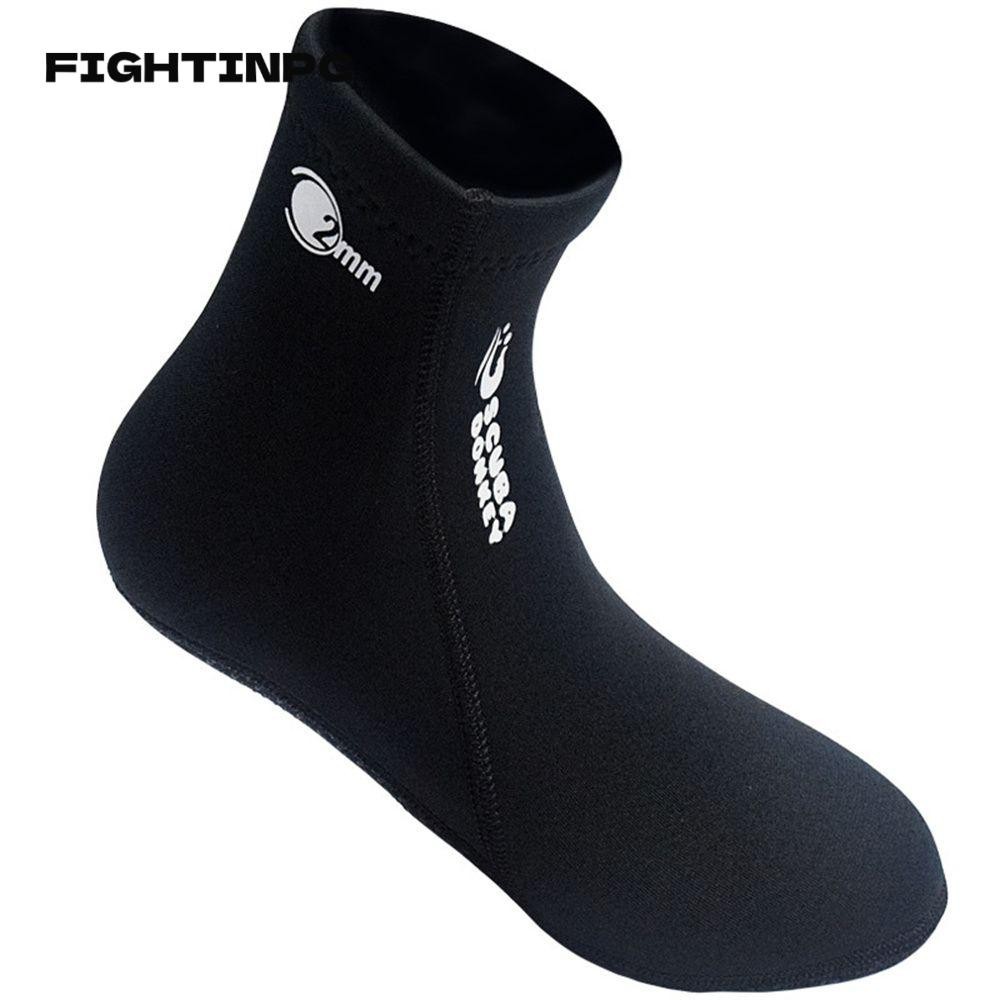 FIGHTINPC Neoprene ถุงเท้าดําน้ําป้องกันรอยขีดข่วนดําน้ําดูปะการังกีฬาทางน้ําชุดว่ายน้ํา Scuba Wetsuit