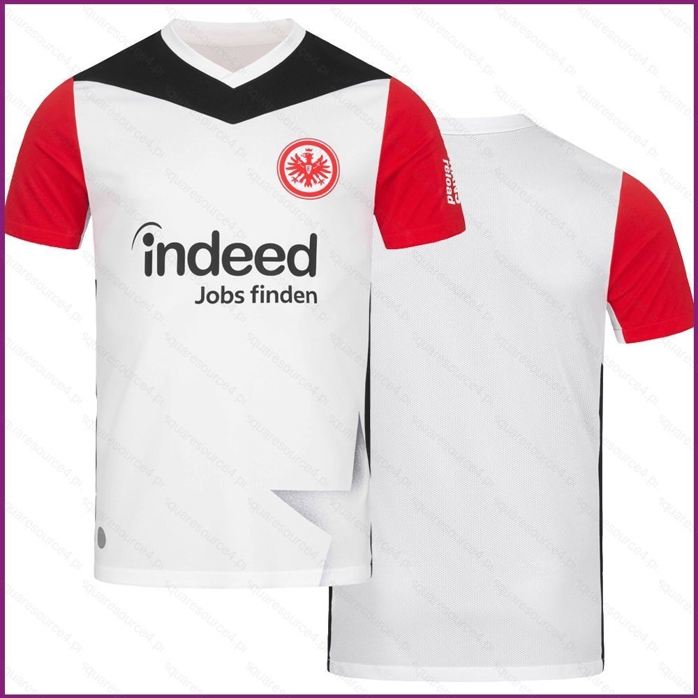 Sq4 2024-2025 Bundesliga League Eintracht Frankfurt ไม่มีหมายเลข home Jersey ฟุตบอล Tshirt เด็กผู้ใหญ่ Plus ขนาด