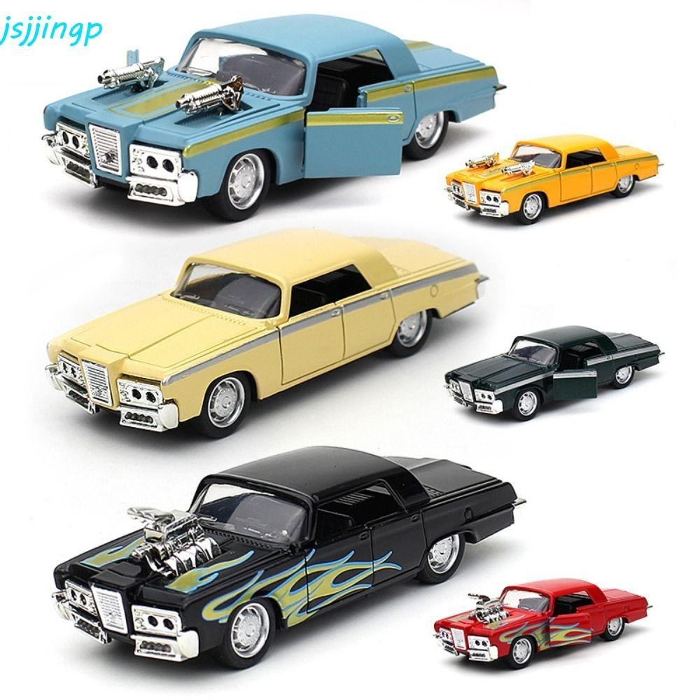 Jsjjingpรุ่นรถอัลลอย,เปิดประตูdiecastsดึงกลับรถของเล่น,คลาสสิกยานพาหนะของเล่นโบราณ1: 32รถวินเทจรุ่นของเล่นเด็ก