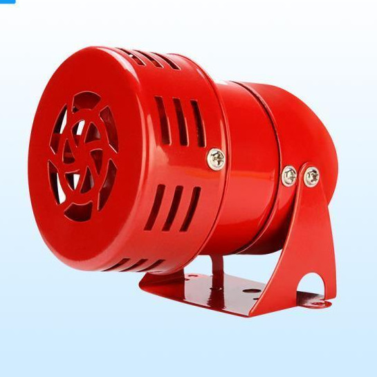 ส่วนลดทั้งร้าน MS190 mini motor alarm 220v metal shell wind screw alarm horn small air defense siren