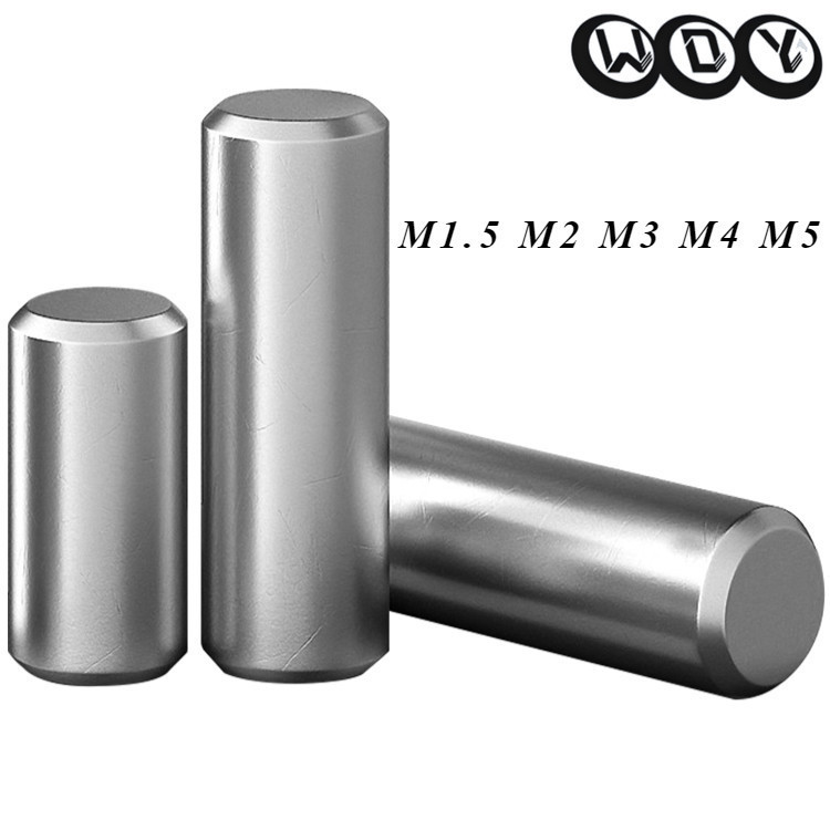 M1M1.5M2M2.5M3M4M5 หมุดพิน ปิ๊น สลัก แกนเดือย สแตนเลส 304 กลม / Solid Parallel / Dowel Pins【YHL-1E】