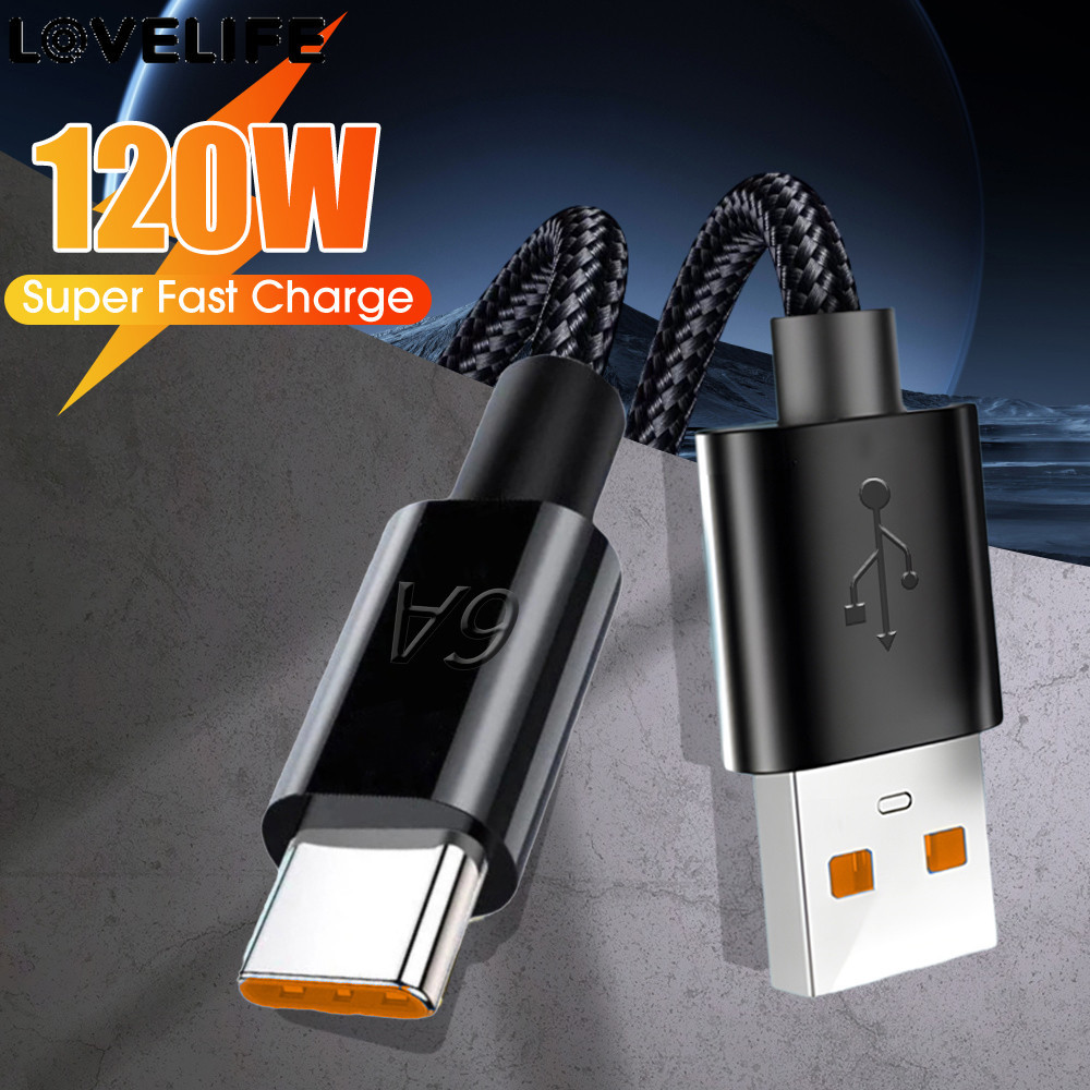 [ แนะนํา] สายชาร์จโทรศัพท์ 1/1.5/2M - สาย USB Type C - สายเคเบิลข้อมูล Micro USB - สายชาร์จเร็ว 120W - ถัก, ดัด - การถ่ายโอนข้อมูลความเร็วสูง