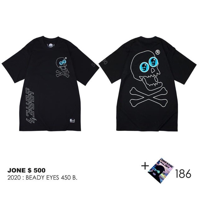 2024 【Fashion】เสื้อJONE500 ของแท้ ของแถมสติ๊กเกอร์