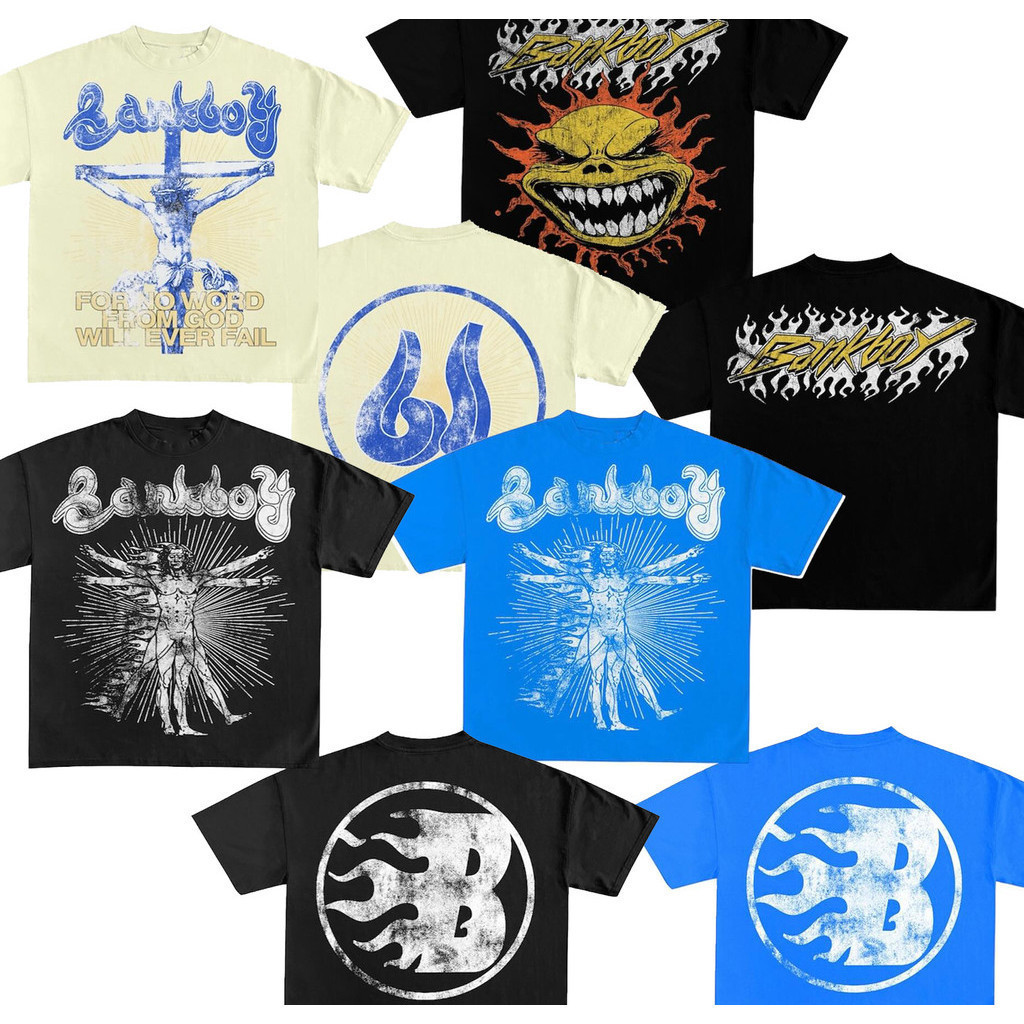 HOT เสื้อยืดผ้าฝ้าย 2023 Bankboy Legacy เสื้อยืด VOL.2024 T-SHIRT FASHION Standard Size SHIRT S-5XL