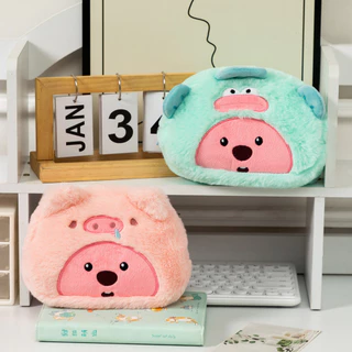 S96 กระเป๋าใส่ดินสอ นักเรียน กระเป๋าเครื่องเขียน ขนนิ่ม สามารถใส่เครื่องสำอางได้ พร้อมส่ง