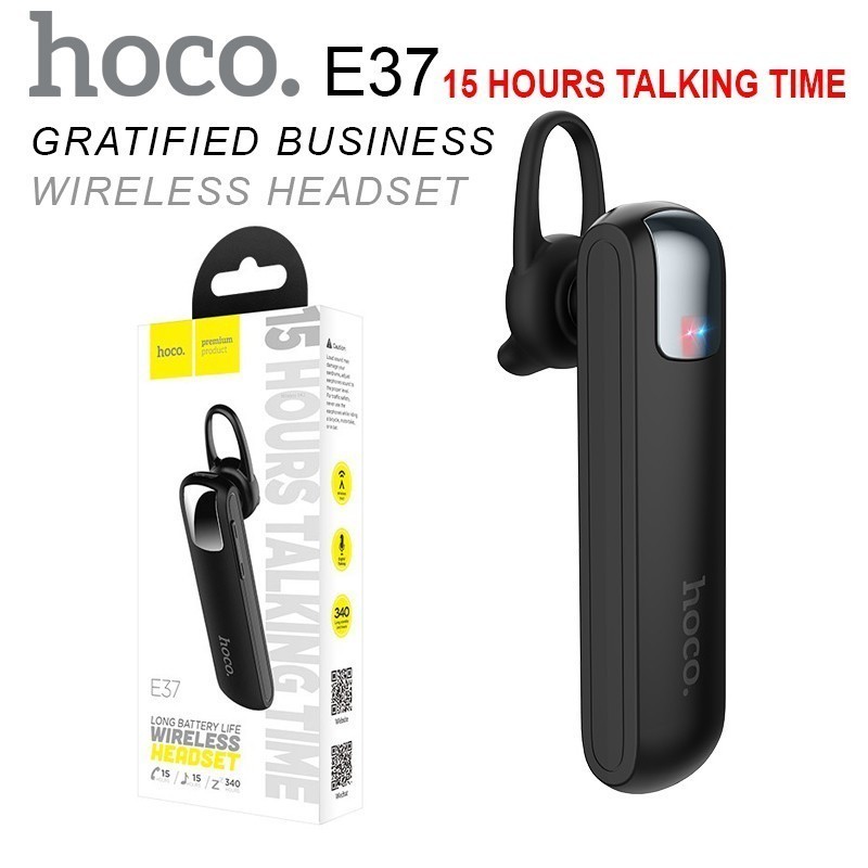 Hoco E37 / E57 / E60 / E63 หูฟังบลูทูธ เสียงดี Wireless Headset Earphone With Mic คุณภาพแน่นทุกรุ่น 