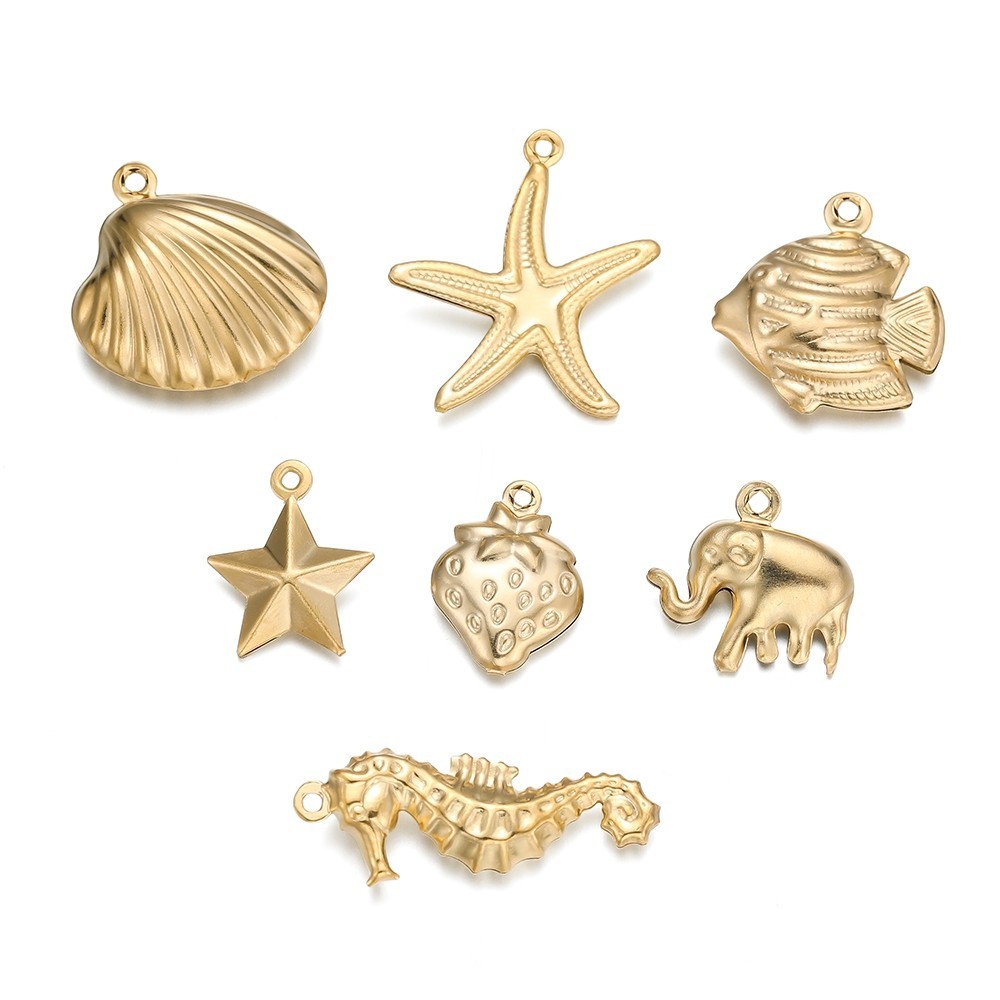 St. kunkka 10 ชิ้น Ocean จี้คุณภาพสูงสี Retention จี้สําหรับ DIY เครื่องประดับจี้ทํา - รูปที่ 2