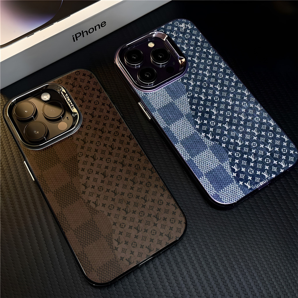 แบรนด์หรู สําหรับ iPhone 15 Pro Max 14 XR 13 11 12 Pro Max 8 7 6 6S Plus X Xs Max Se 2020 13 12 11 แบรนด์อินเทรนด์ซิลิโคนนุ่มกรณี หลุยส์ วิตตอง