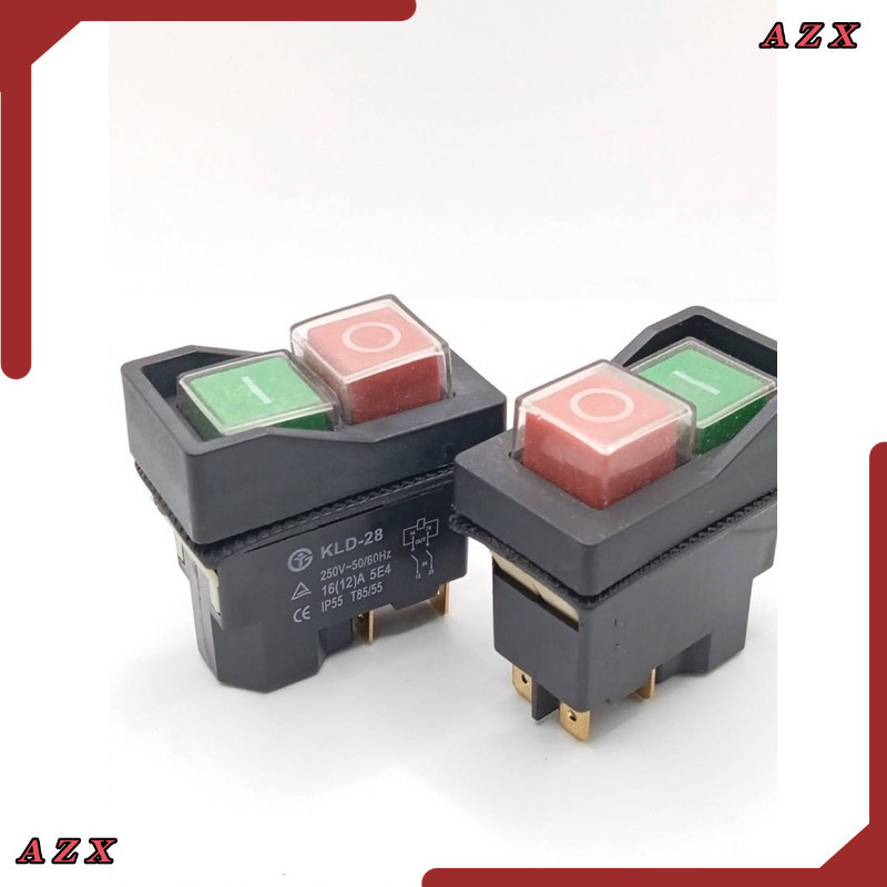 ใน กทม KLD-28 สวิตช์แม่เหล็กไฟฟ้า 4Pin 16A สําหรับผู้เริ่มต้น สวิตถ่ายจากสินค้าจริง