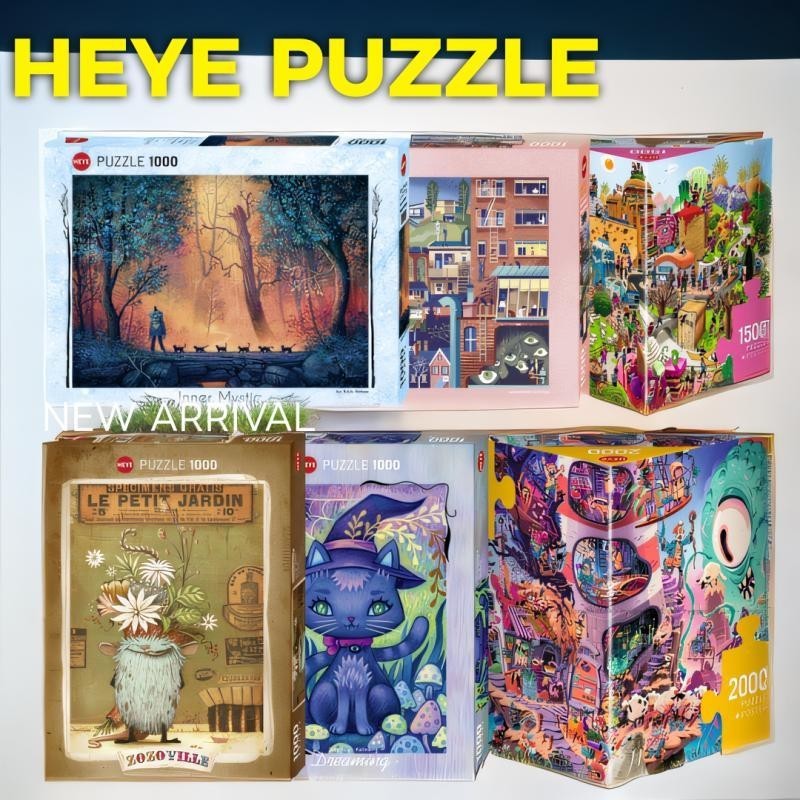 Ready Stock/2024 สินค้าใหม่จิ๊กซอว์ HEYE เยอรมัน 1000 ชิ้น 30034 เซอร์ไพรส์! ของเล่นเพื่อการศึกษา กาวปริศนาฟรี