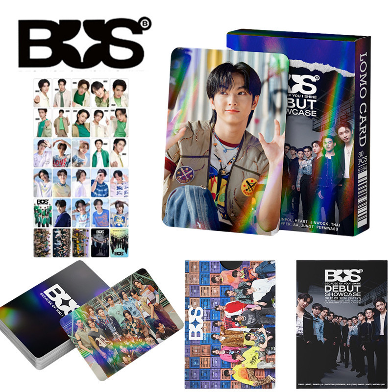 สติ๊กเกอร์ 120 ชิ้น Bus เพราะเธอ I Shine สติ๊กเกอร์ 120 ชิ้น Photocards Lomocard Holographic Photocard