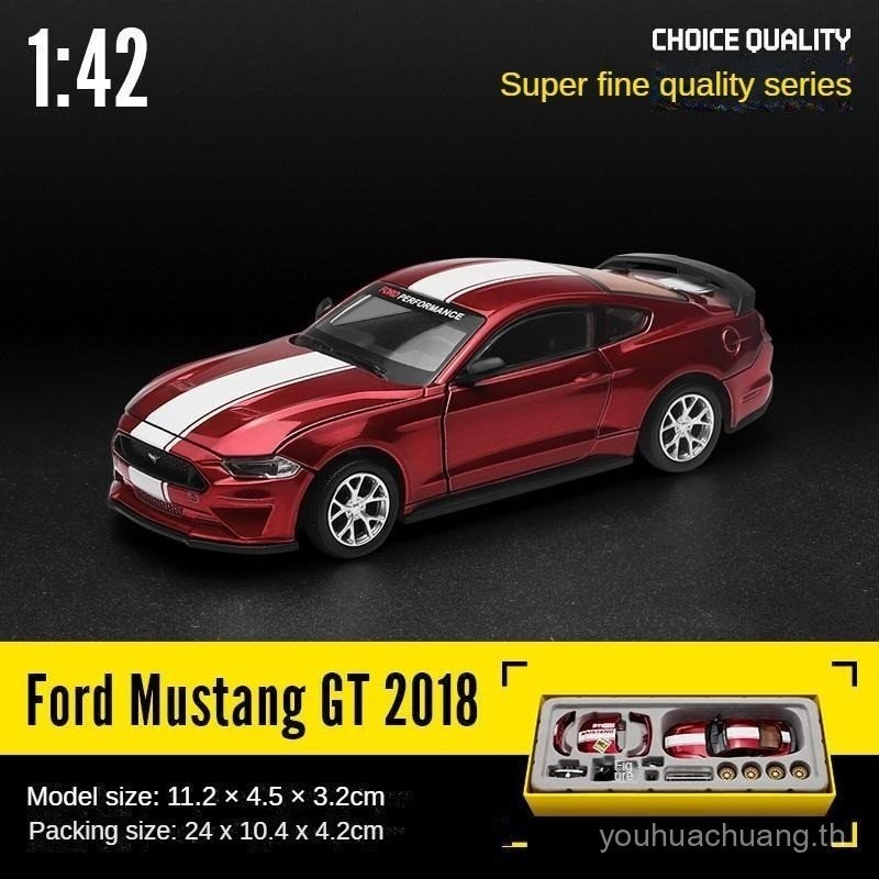โมเดลรถแข่ง CCA Caiper 1/42 Ford Mustang GT แบบโลหะผสม ถอดออกได้ ของขวัญเด็ก ราคา ถูกที่สุด ดีลบีเคเค แกลเลอรีภาพที่ 8