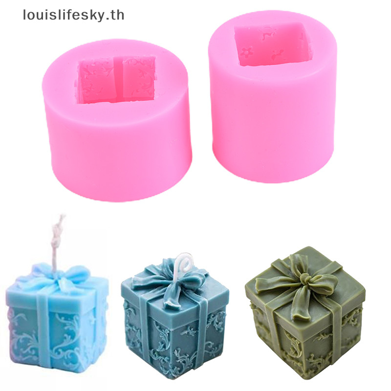 Llth DIY แม่พิมพ์สบู่แฮนด์เมดแม่พิมพ์คริสต์มาสของขวัญกล่องแม่พิมพ์ซิลิโคน HOT