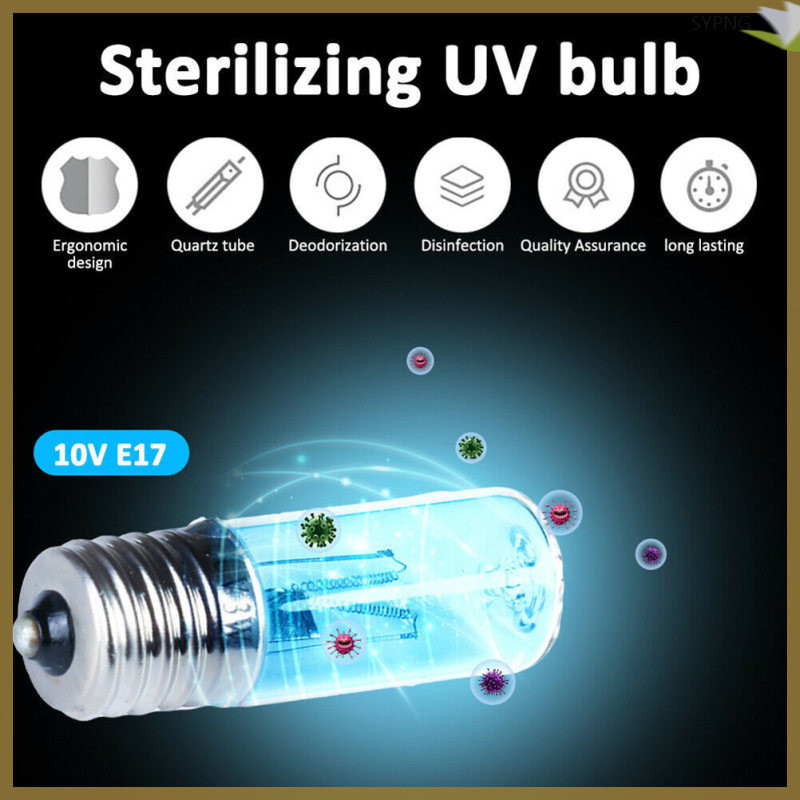 🔥 หลอด UV ฆ่าเชื้อ 10V ทนทาน ทำจากแก้ว สำหรับใช้ภายในบ้าน