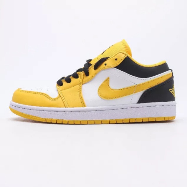 Giày Air Jordan 1 Low TAXI YELLOW 553560-701-fullbox คุณภาพสูง