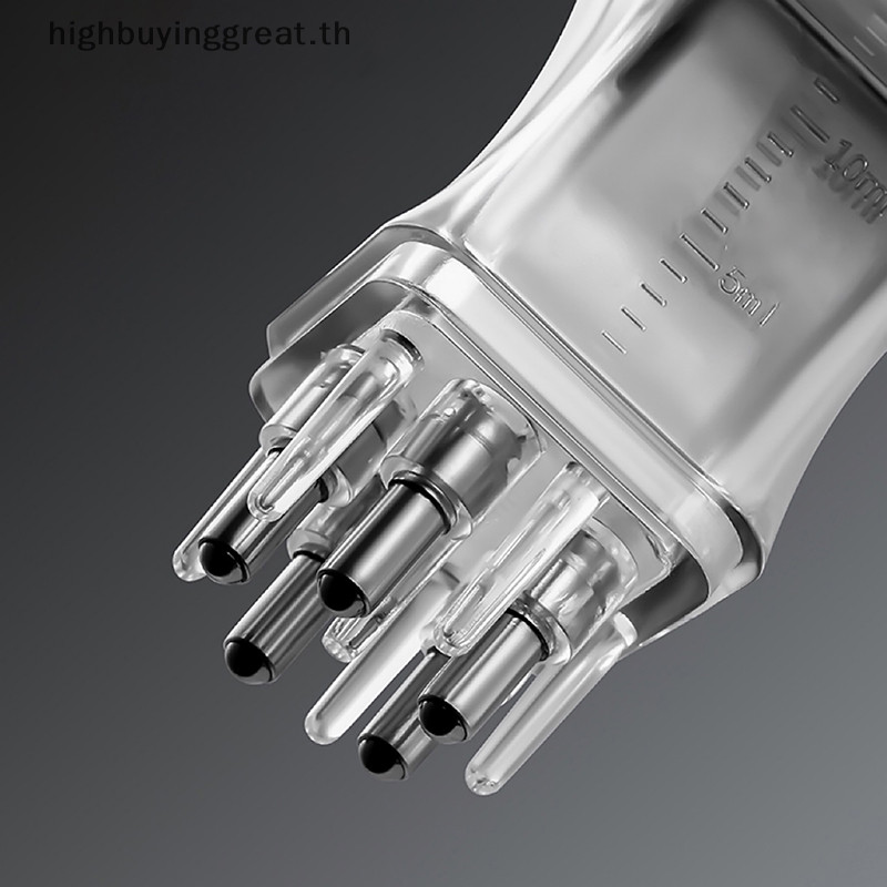 Hgth 10ML Scalp Applicator Liquid หวีสําหรับผมหนังศีรษะ Treatment Liquid Guiding นวด Anti Hair Loss Scalp Care เครื่องมือร้อน