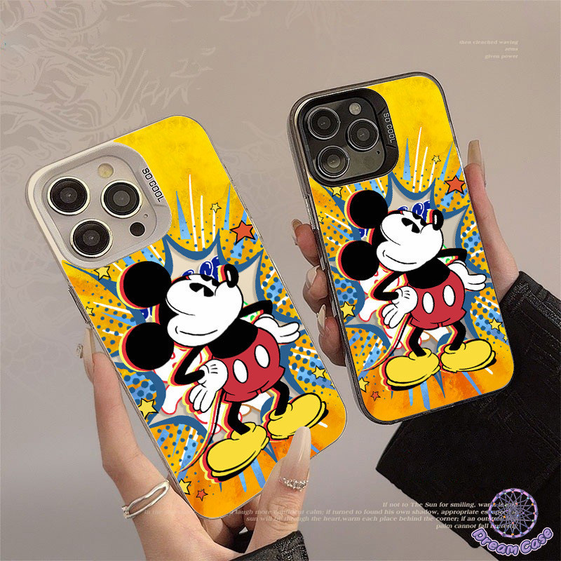 การ์ตูนมิกกี้เมาส์ความคิดสร้างสรรค์สำหรับ VIVO Y36 Y16 Y21 Y11 Y20 Y91 Y31 Y17 Y17s Y12 Y35 Y02 Y15 Y27s Y22s Y27 Y22