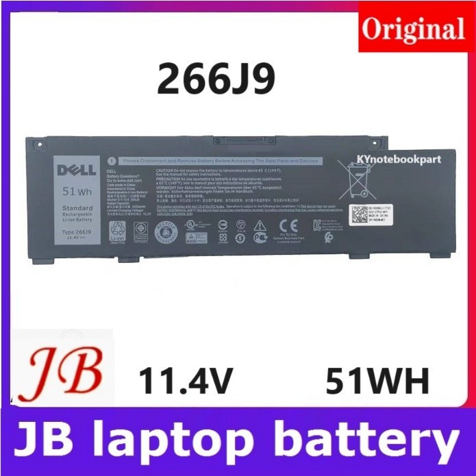 ✿BATTERY ORIGINAL DELL แบตเตอรี่ ของแท้ DELL G3 3790 3590 3779 G5 5587 5590 INS-15PR  266J9