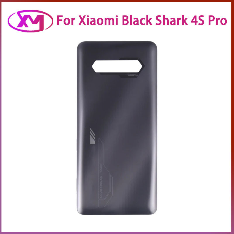 ฝาหลังแบตเตอรี่สําหรับ Xiaomi Black Shark 4s / Black Shark 4s Pro ฝาครอบด้านหลังอะไหล่ทดแทนพร้อมโลโก