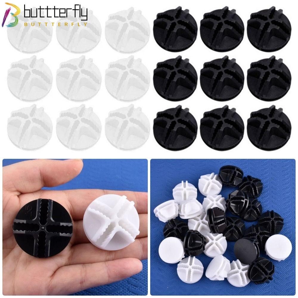 Buttterfly 1/8 ชิ้นลวด Cube Connectors, Storage Shelving Modular Organizer ตู้ตู้เสื้อผ้า Clasp กรงหัวเข็มขัด, DIY Fasteners อุปกรณ์เสริมพลาสติก Cross Fixing คลิป