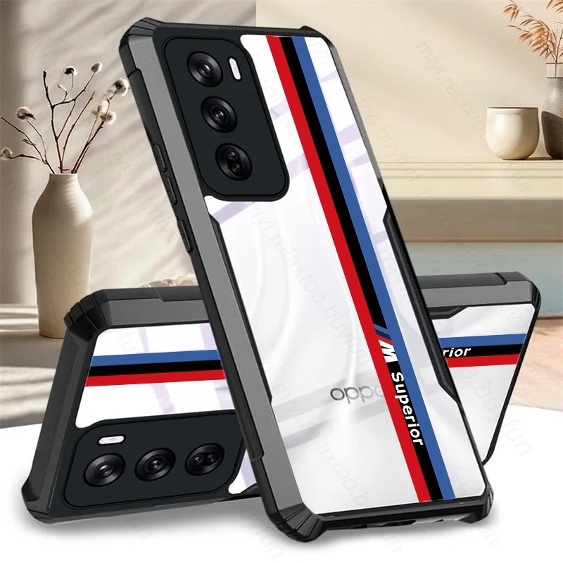 โปร่งใสเคสโทรศัพท์สําหรับ Oppo Reno 12fs 11f 10 9 8t 8z 7z 7se 6z 5 4 3 2z 4g/5g Pro Plus Shock Fall