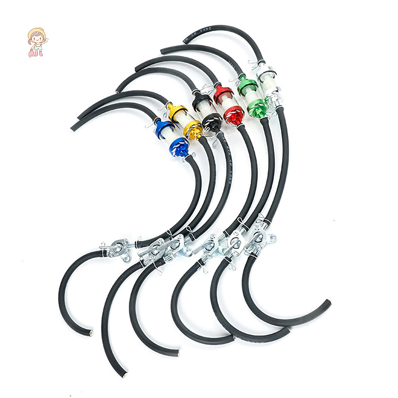 FOT รถจักรยานยนต์ตัวกรองกรองน้ํามันเชื้อเพลิงด้านใน Petrol การใช้สายท่อ Moto สกู๊ตเตอร์ Dirt Bike TH