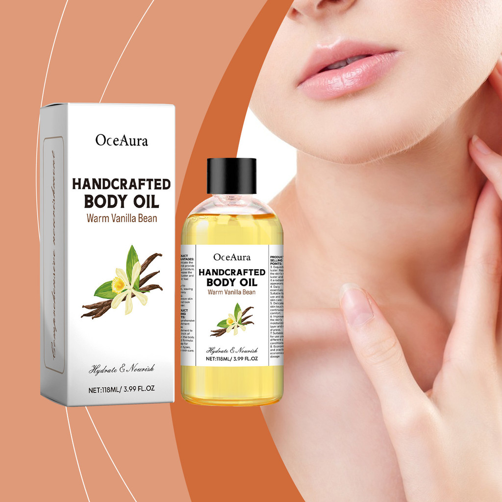 /Oceaura Win วานิลลา Bean Bean Body Oil Moisturizing บำรุงผิวให้ร่างกายอ่อนนุ่ม2024 1qfu