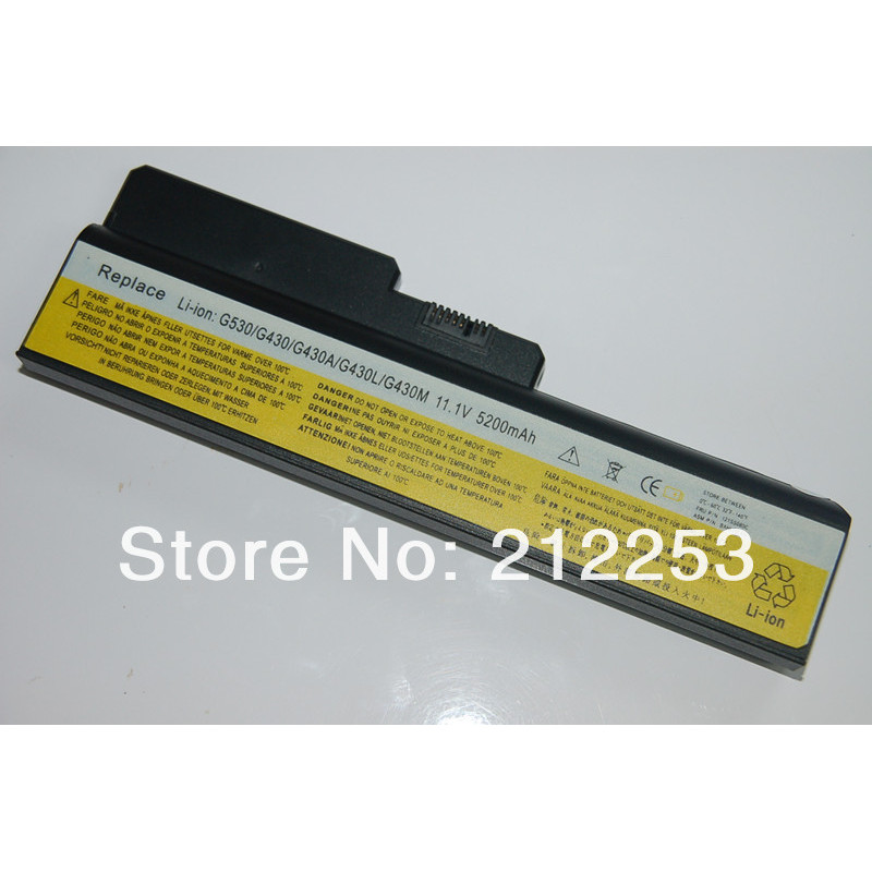 New แล็ปท็อป battery for Lenovo IdeaPad B460 V460 Z360 V460A G530 G530A G530M 3000 N500 G550 noteboo
