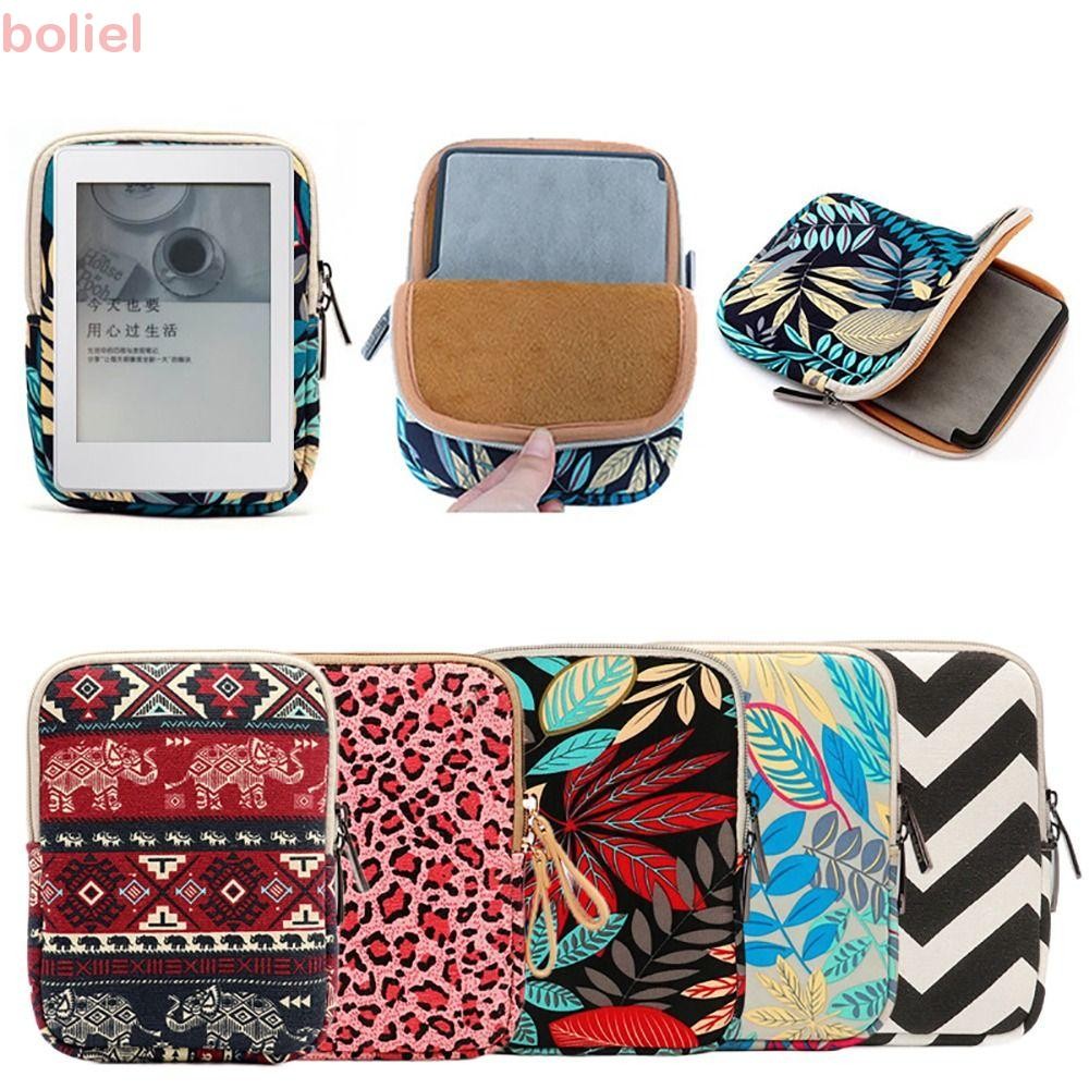 Boliel 6 นิ้ว e-Reader Sleeve, C2V2L3 11th Generation กระเป๋า, แฟชั่นใส่ฝาครอบกันกระแทกแบบพกพากระเป๋าถือสําหรับ Kindle Paperwhite 1/2/3/4 Travel