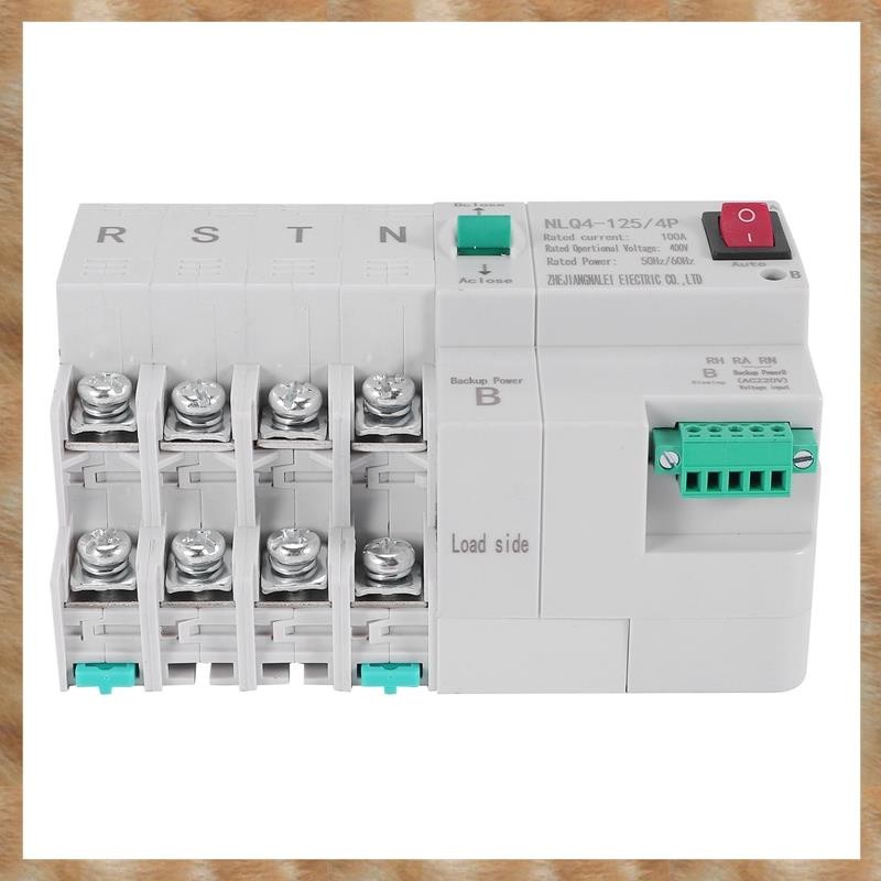 [KYG] Mcb Type Dual Power Automatic Transfer Switch 4P 100A ATS Circuit Breaker สวิตช์ไฟฟ้า