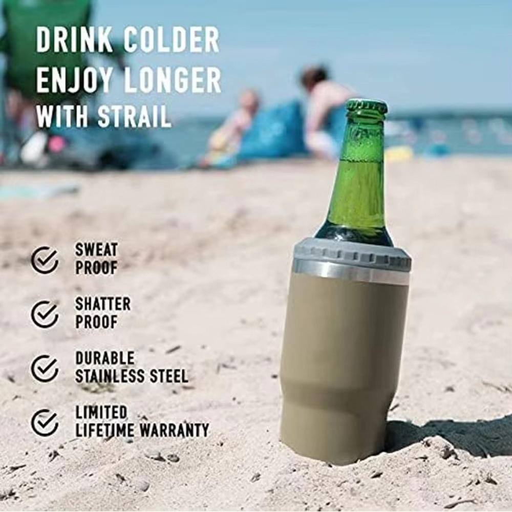 ความงาม ถ้วยเก็บความร้อน, ถังเก็บเย็นสูญญากาศเก็บขวดทําความเย็น, ถ้วยเบียร์สองชั้นสแตนเลส 14ออนซ์ - รูปที่ 6