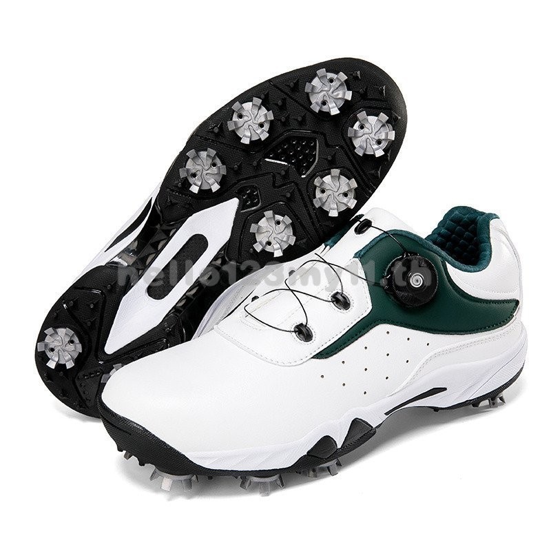 FootJoy Professional รองเท้ากอล์ฟกันน้ำสำหรับผู้ชาย spikes trainers เดินขนาดใหญ่รองเท้าผ้าใบกีฬากลางแจ้งขนาด Golf gol รองเท้ากีฬากันลื่นขนาดใหญ่36-46 Yuansheng AV4Q