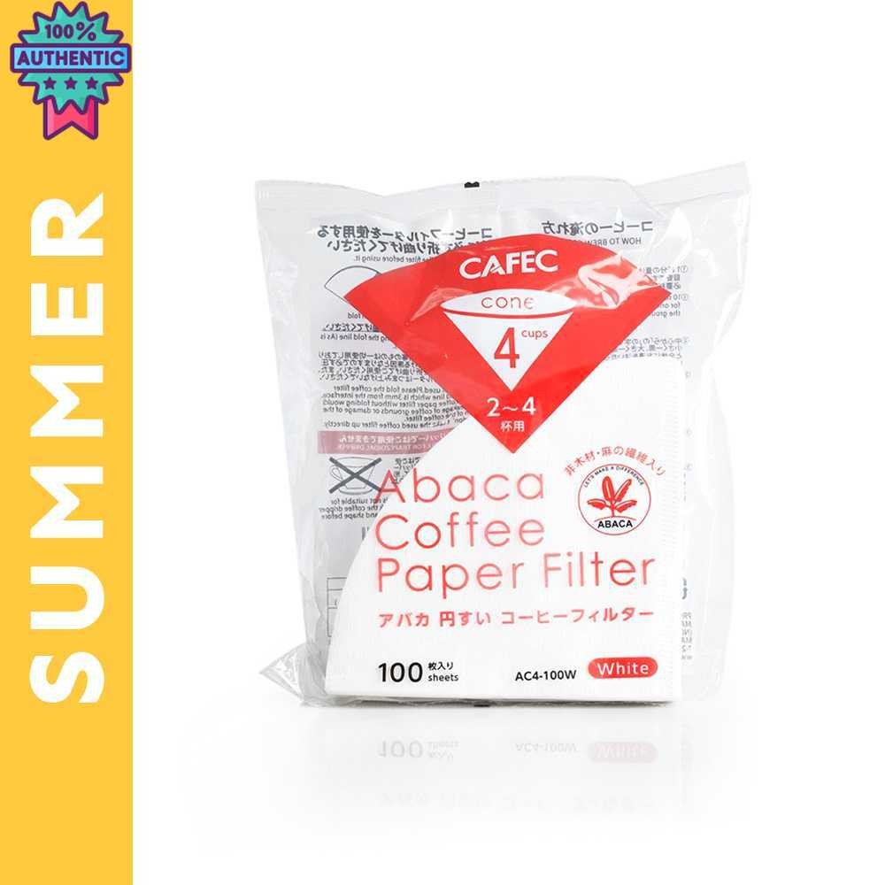 CAFEC Abaca Paper Filter Cone Shape