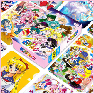❤ 96 ชิ้น/กล่อง Anime Sailor Moon - การ์ด Lomo สองด้าน 60 ชิ…