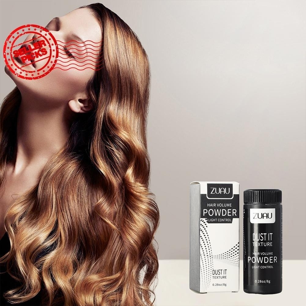 แป้งจัดแต่งทรงผมสำหรับผู้ชายและผู้หญิง Salon Matte fluffy Refreshing hair Powder Oil Control ON E7JR