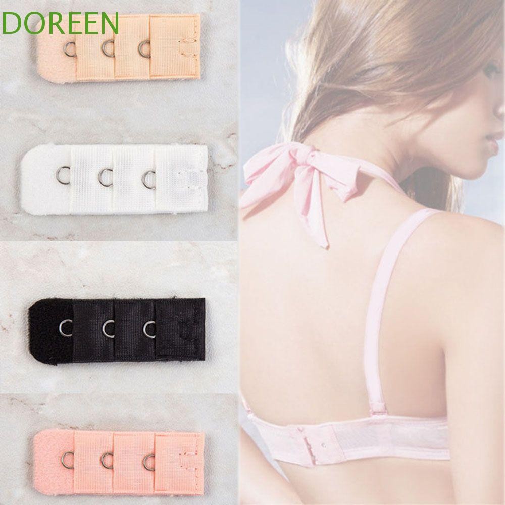 Doreen Extenders สายรัดปรับ 3 แถว 1 ตะขอพร้อมหัวเข็มขัดสําหรับ Bra Intimates อุปกรณ์เสริม
