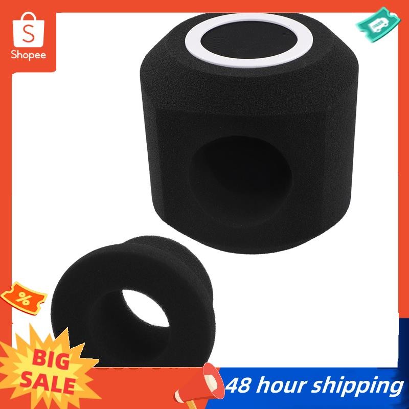 พร้อมสต็อก ไมโครโฟน Wind Pop-Filter Shield Acoustic สําหรับสตูดิโอบันทึก Mic โฟมดูดซับเสียง