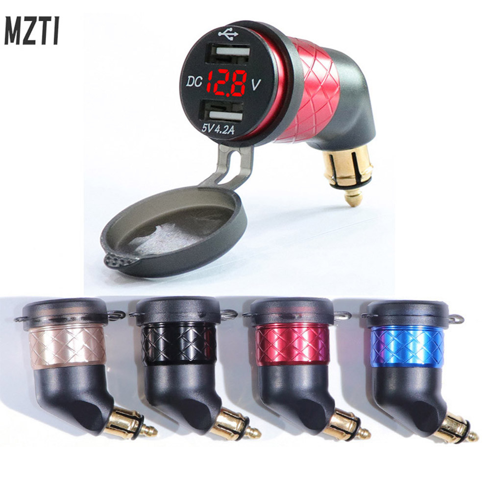 YFor Triumph Tiger Explorer Ducati BMW Motorcycle Aluminum Alloy European Motorcycle 5V 4.2A USB Cha