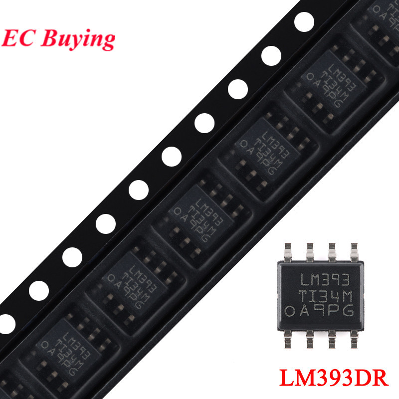 10 ชิ้น/5 ชิ้น LM393 SOP8 LM393DR 393 SOP-8 การใช้พลังงานต่ํา Dual แรงดันไฟฟ้า Comparator ชิป IC