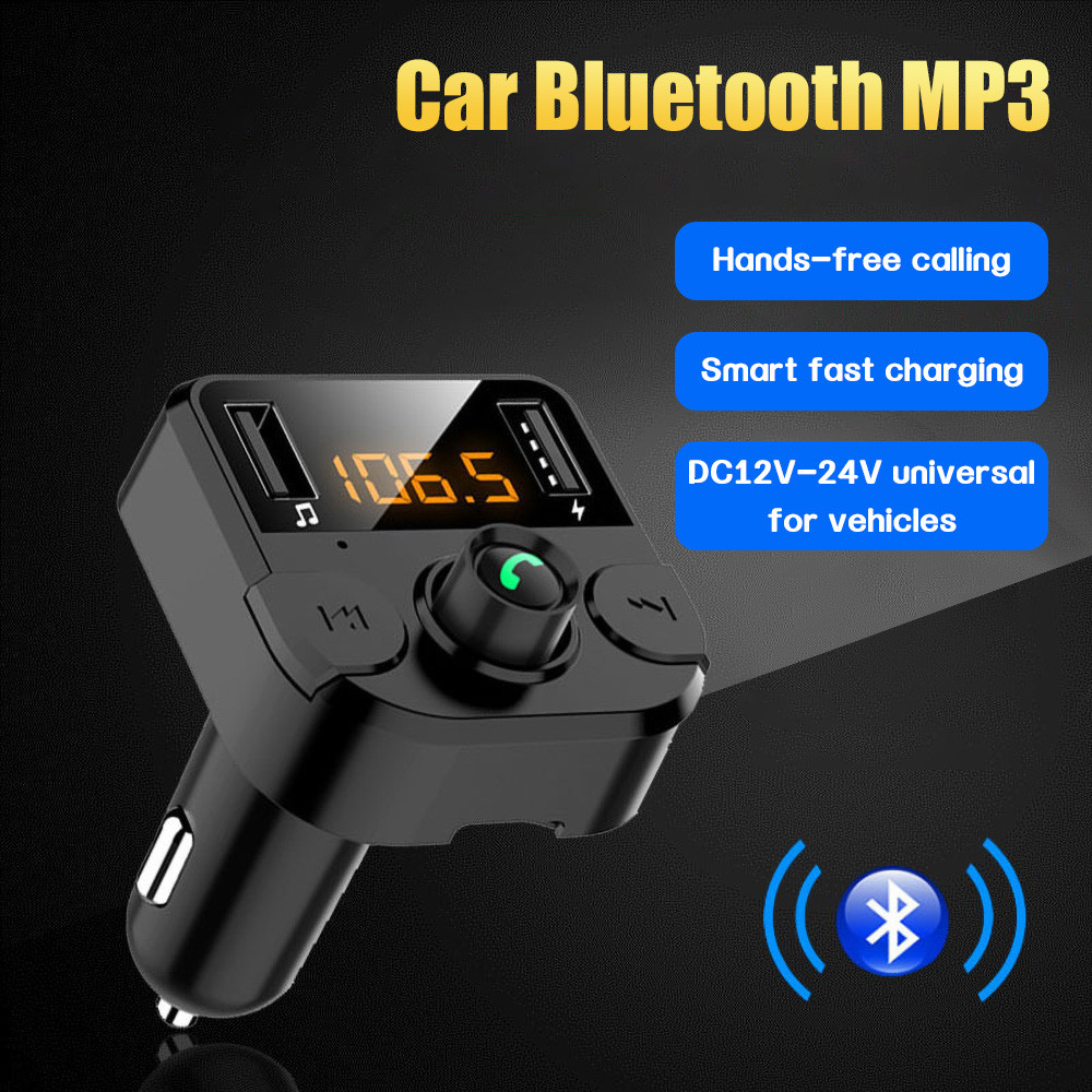 BT36B บลูทูธรถยนต์ Car Mp3 Player เครื่องส่งสัญญาณ FM หัวชาร์จเร็วในรถ ที่ชาร์จมือถืออย่างรวดเร็ว