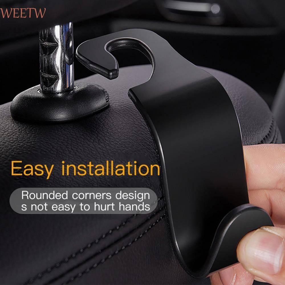 Weekw Car Seat Bracket Auto Organizer Car Vehicle Storage Hanger Back Seat Holder Car Clips Fastener Hanger Vehicle Back Seat Organizer