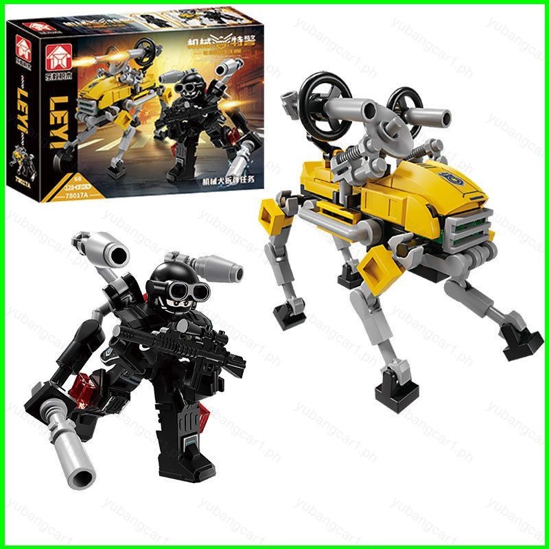 Yb1 Robo-SWAT Building Blocks Drone flying machine mechanical dog mecha walle ตุ๊กตาของเล่นสําหรับเด