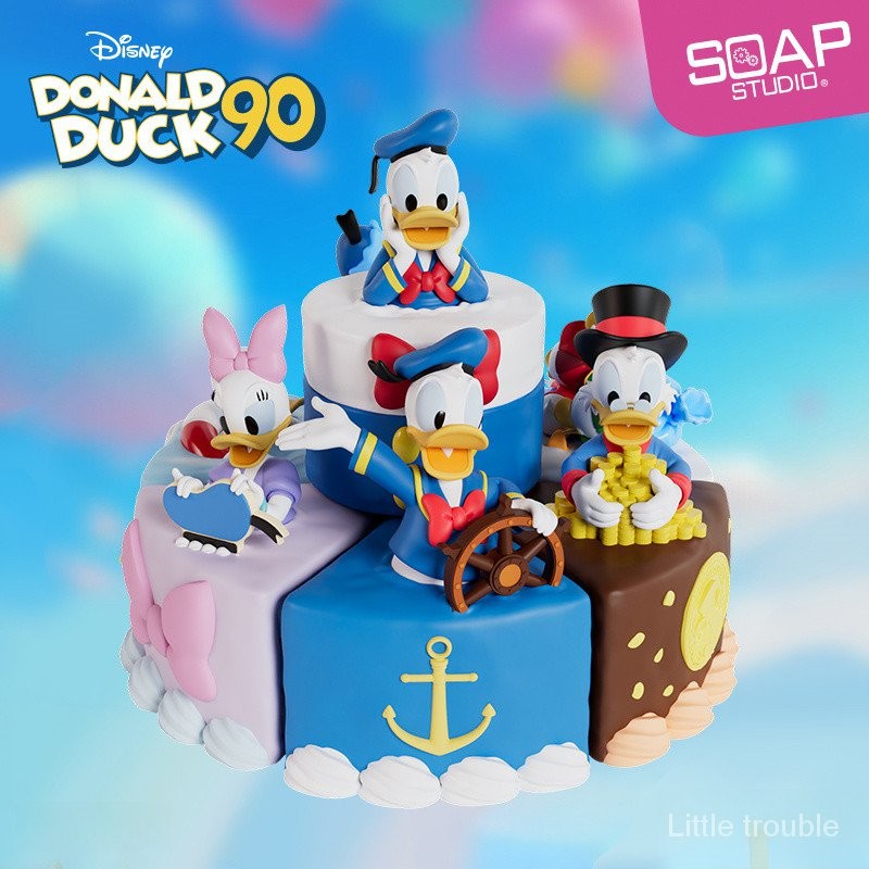 SOAP Studio Disney donald Duck Series Surprise เค้กอินเทรนด์รูปเครื่องประดับของขวัญกล่องตาบอดใหม่ในเดือนกันยายน2024 BP5L