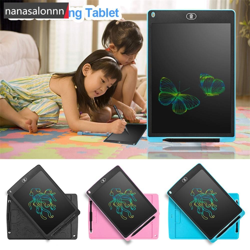 Nanasn| 6.5/8.5/10/12 นิ้ว LCD การเขียนแท็บเล็ต Magic Slate เด็กดิจิตอลวาดกระดานดําภาพวาด Board Graffiti Pad ของเล่นเด็ก L6S2