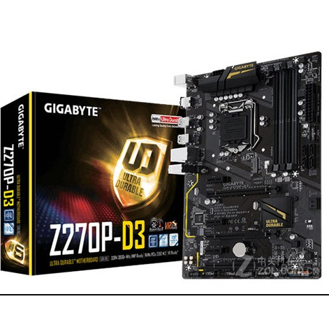 สินค้าคงคลัง Gigabyte/Gigabyte Z270P-D3 เดสก์ท็อป Z270 บอร์ดขนาดใหญ่ 1151DDR4 หน่วยความจําเมนบอร์ดคอ