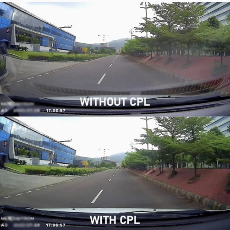 สําหรับ DDPAI Dash Cam Z40 ตัวกรอง CPL เลนส์ HD ป้องกันฝุ่น Anti Glare ตัวกรอง CPL