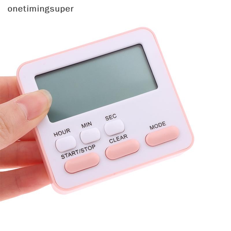 Onetimingsuper จอแสดงผลดิจิตอลนาฬิกาปลุกทําอาหารจับเวลาห้องครัว Sleep นาฬิกาจับเวลานาฬิกา House Timer Reminder นาฬิกานาฬิกาปลุก OTP